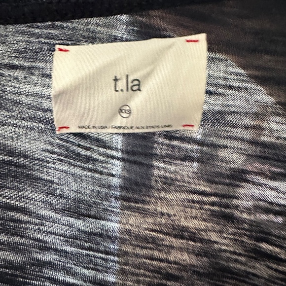 Anthropologie T.La Navy Sweeper Cardigan XXS - Picture 3 of 3